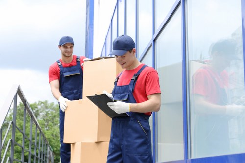 Customer raising a complaint at Temple Storage reception